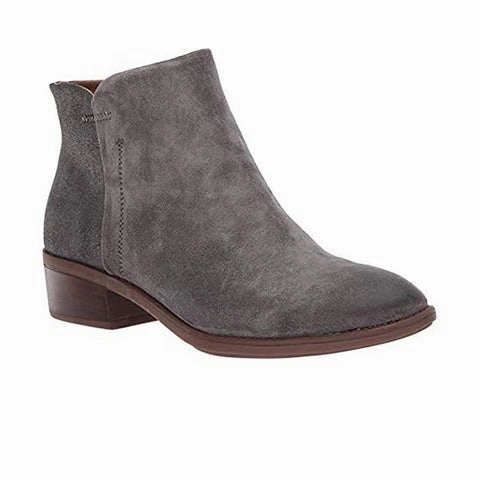 Comfortiva Carrie Ankle Boot (Women) - Steel Grey Suede Daily Guard Foot Guard
