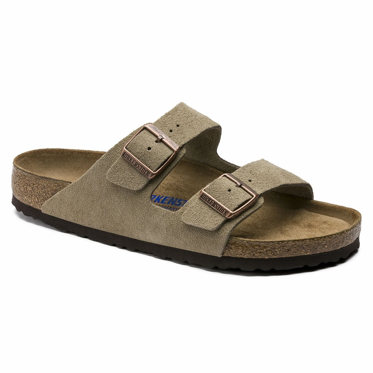 running for community events forefoot Birkenstock Arizona Soft Footbed Taupe Suede