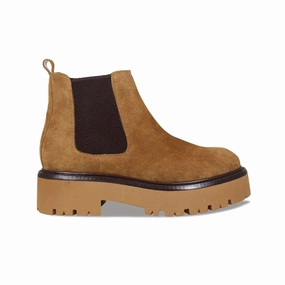 Rhea: Tan Suede portable