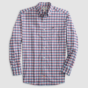 Hadley Stretch Button Down - Sailwind Plaid Skinny