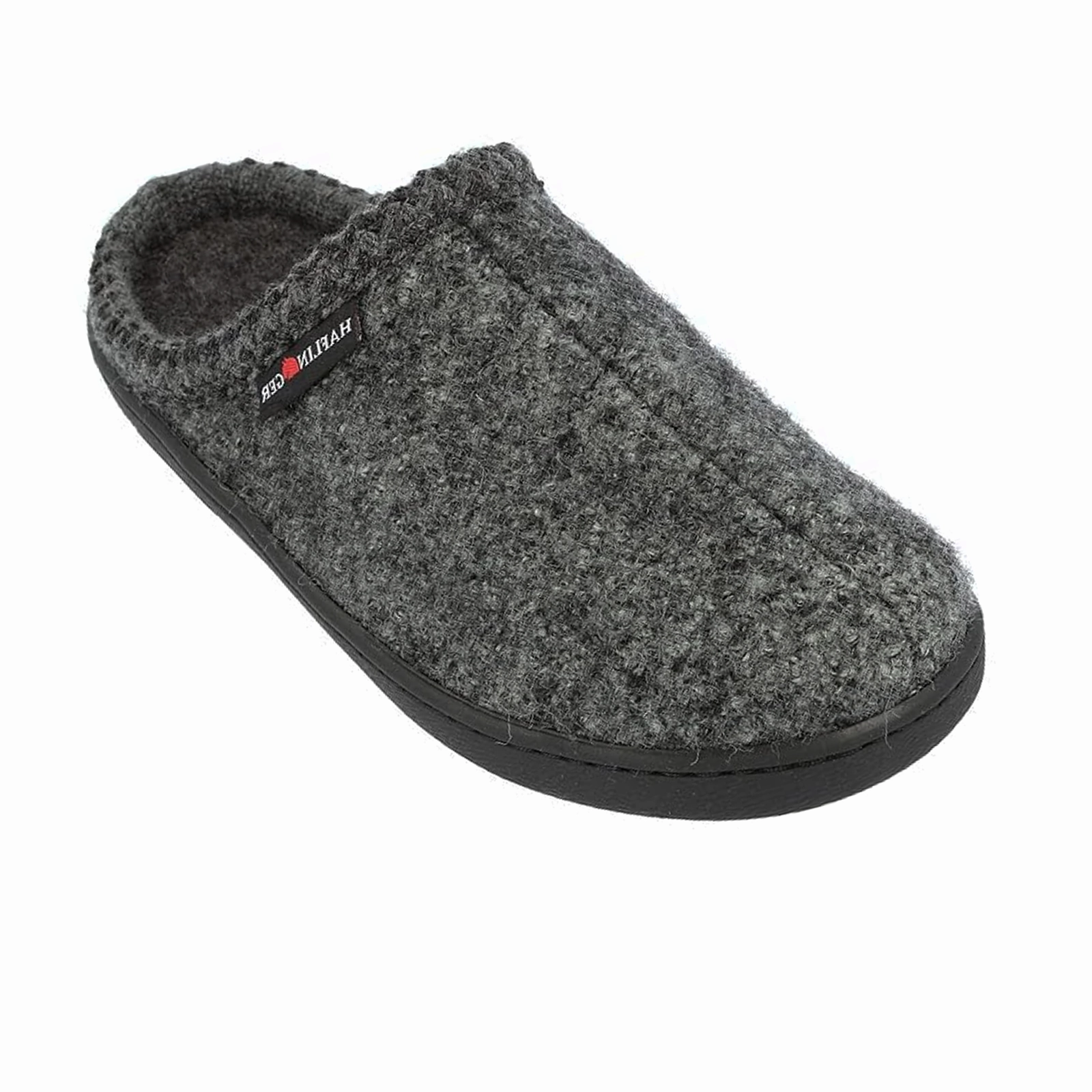 Swift Stride True Power Haflinger AT Hardsole Slipper (Unisex) - Grey Speckle