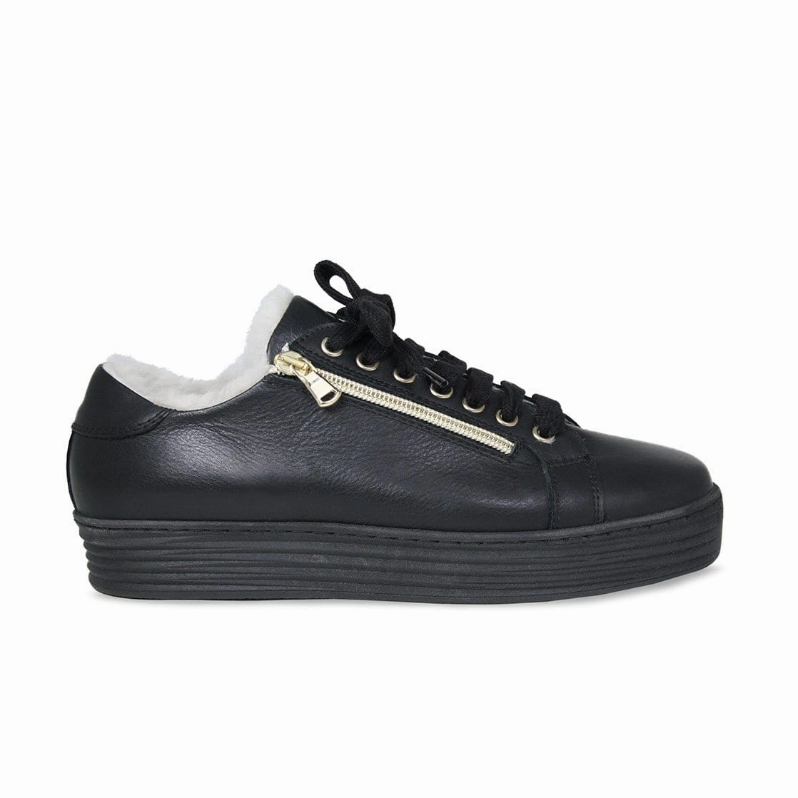 Halo: Black Leather & Shearling Energy Returning Technology