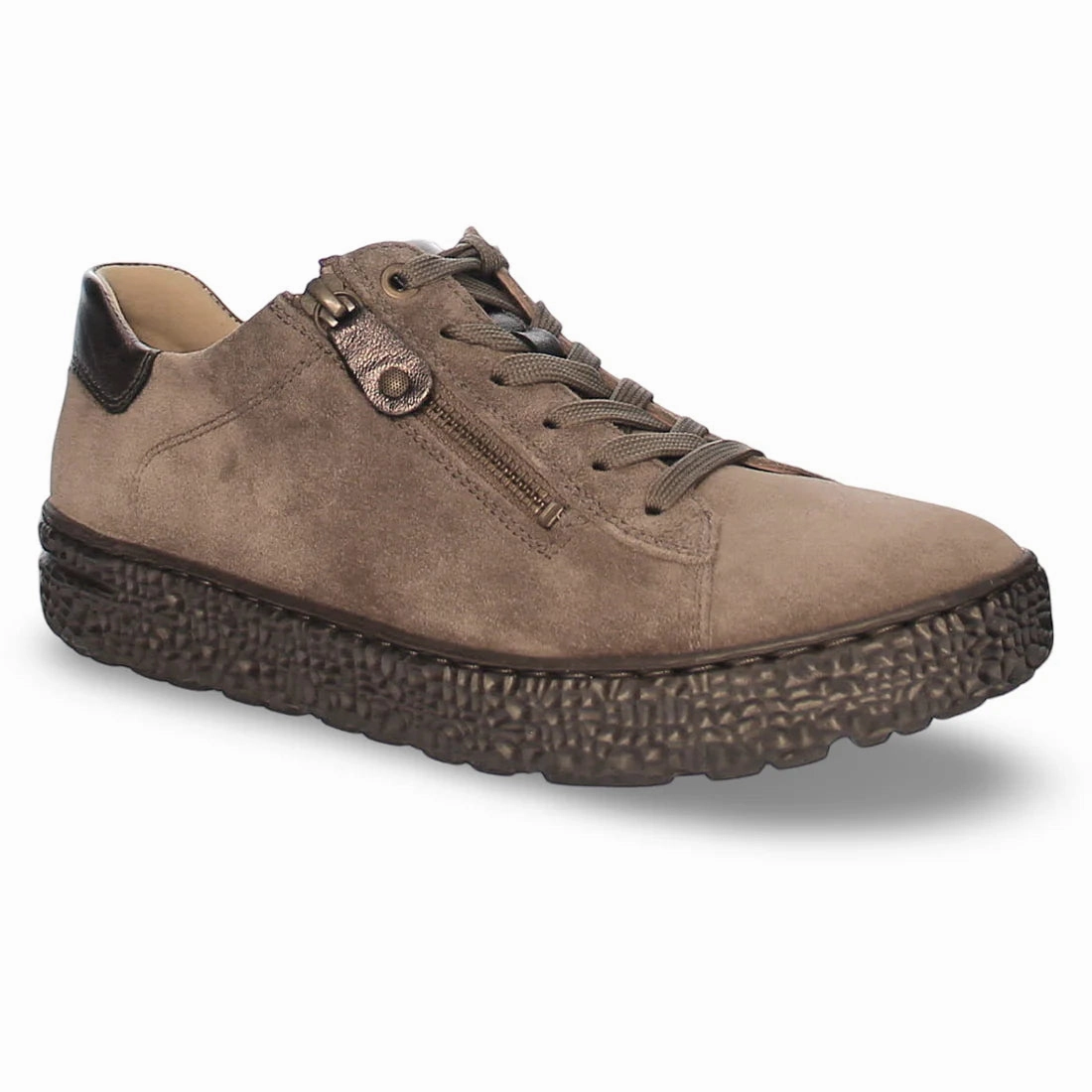padded lining Hartjes Phil Hazelnut Nubuck Side Zip Oxford