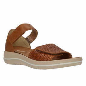 winter running footwear Hartjes Pop Sandale Cognac