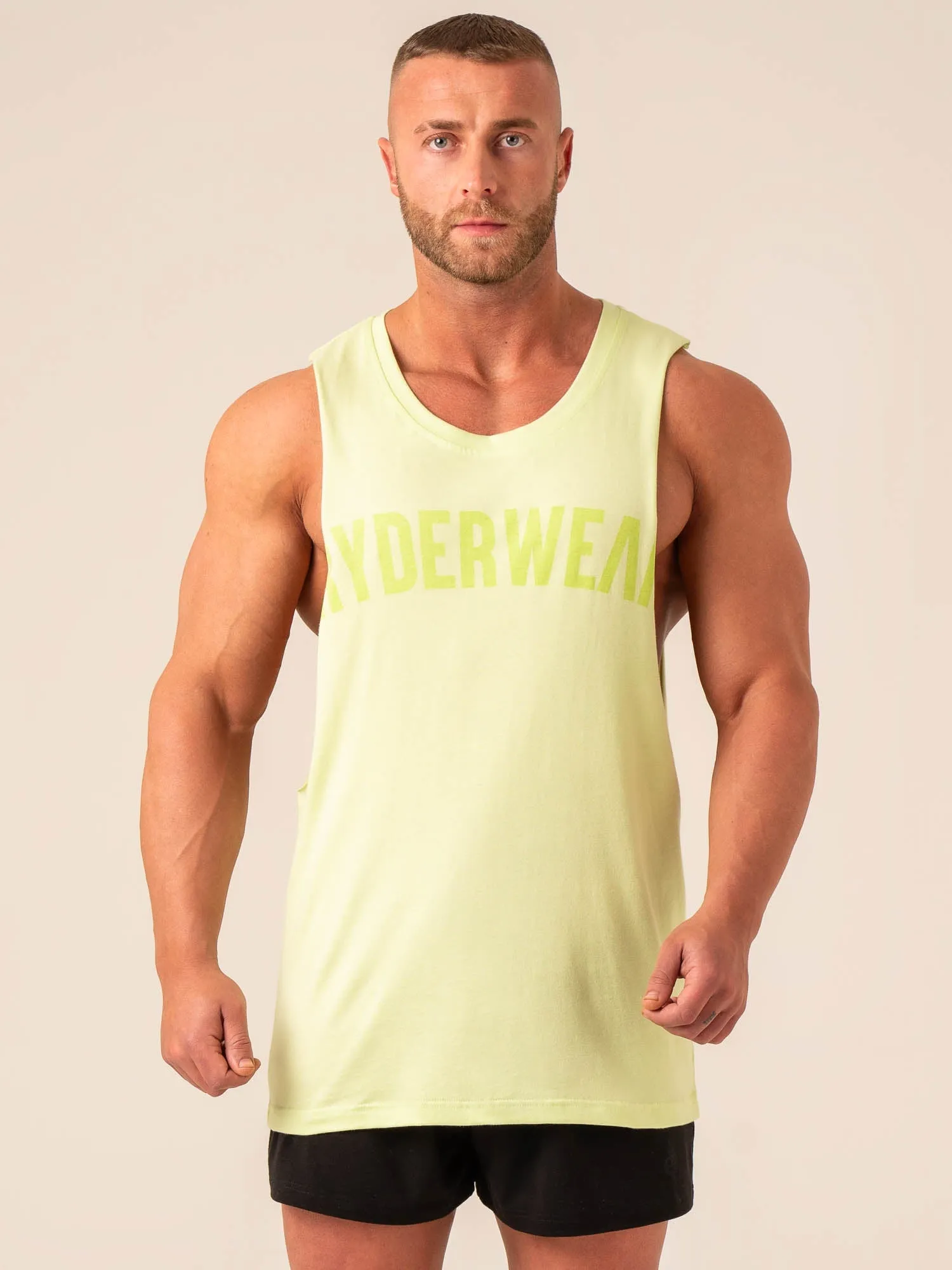 Soft Smooth industrial workers Baller Tank - Lime