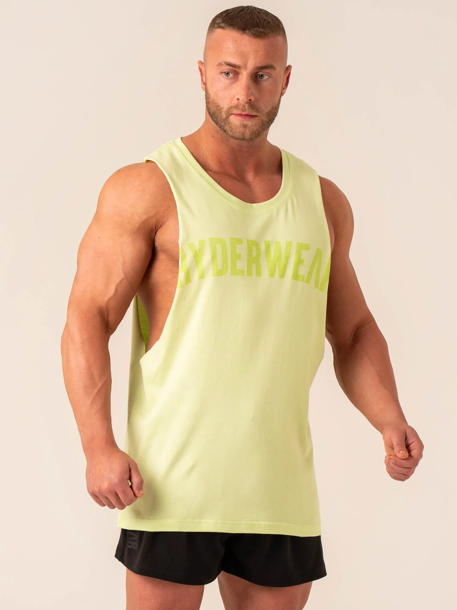 Baller Tank - Lime anti - slip Adjustable Straps