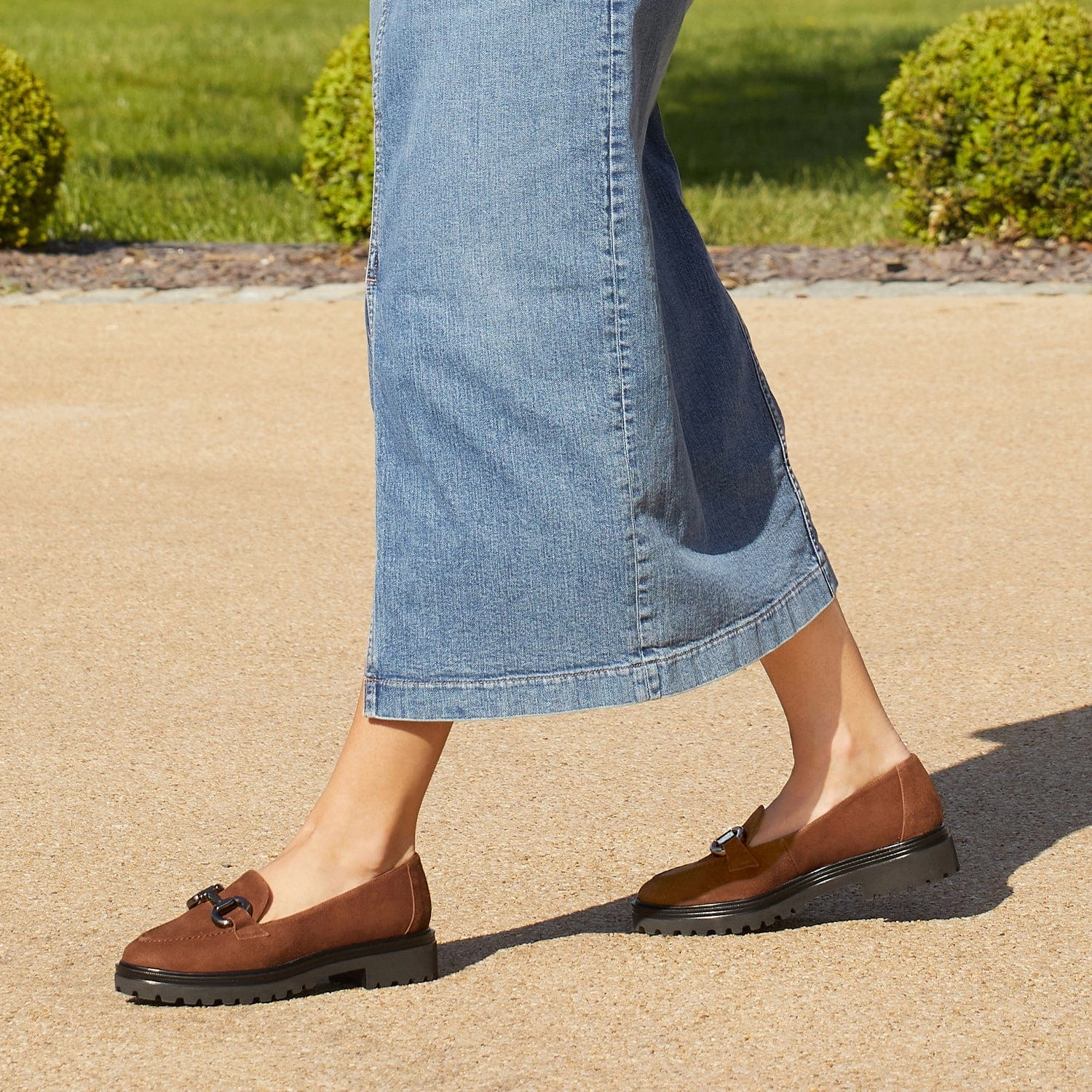 Treasure: Tobacco Suede Ocean Step Spa day