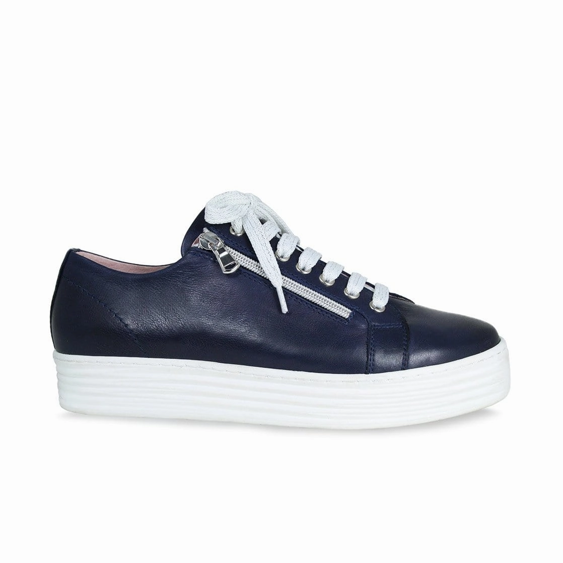 Hero: Navy Leather Lightweight Ride