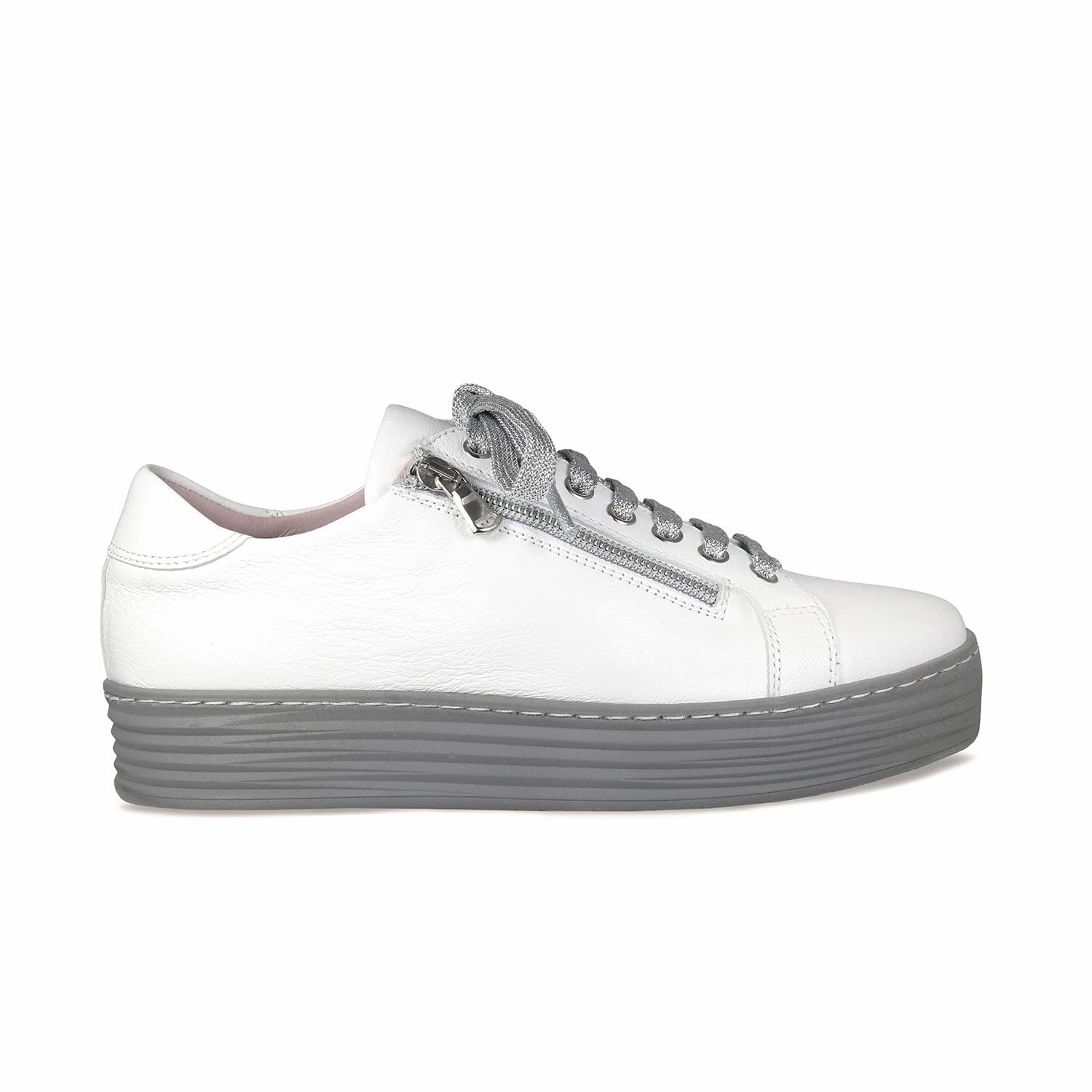 Ultra grip Anti Torsion Plate Hero: White Leather & Gray