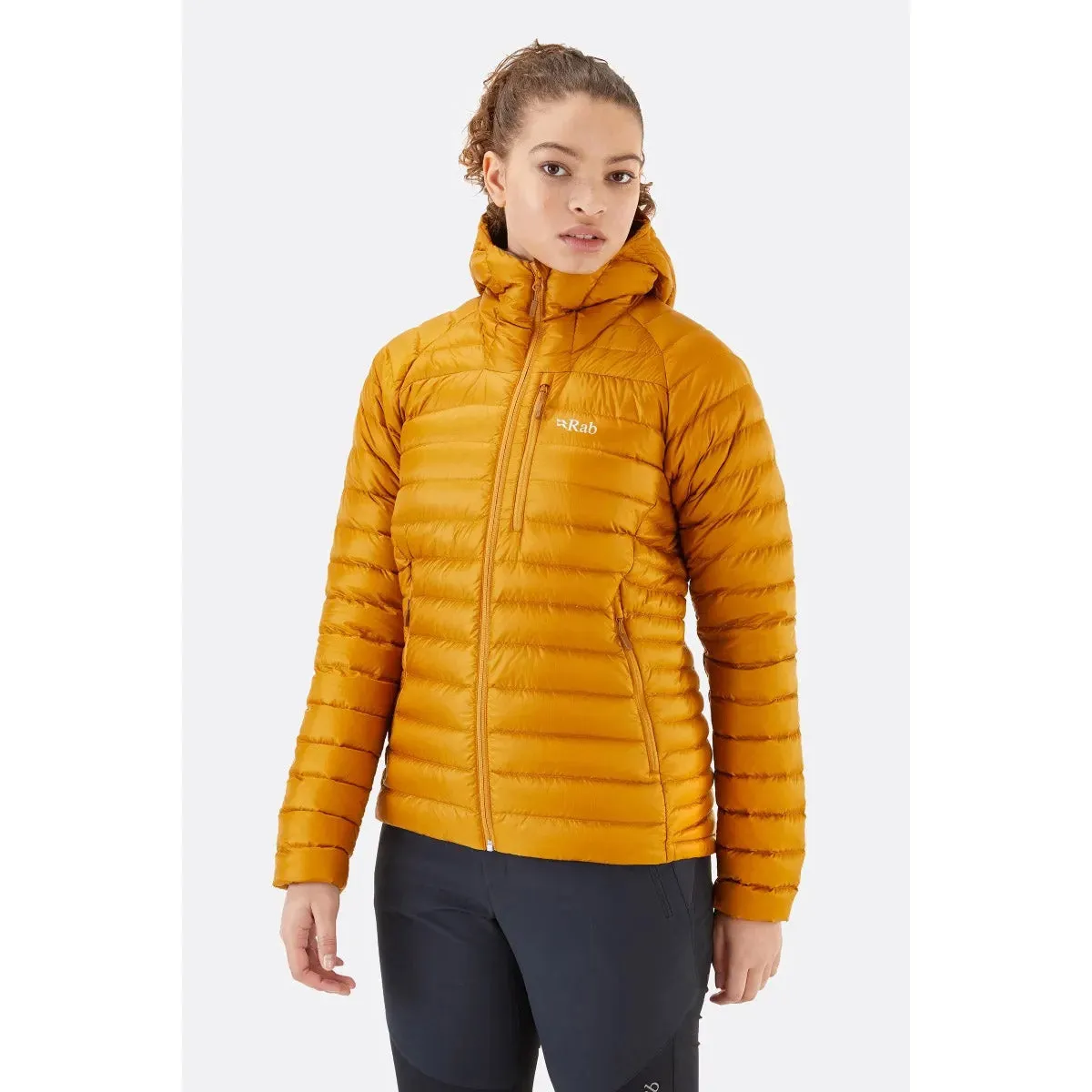 Abrasion Resistant Finish Women's Microlight Alpine Down Jacket