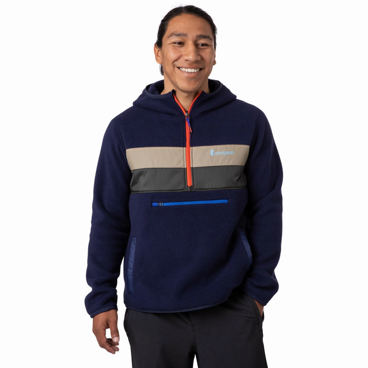 Men's Teca Fleece Hooded Half-Zip Jacket City Daywear