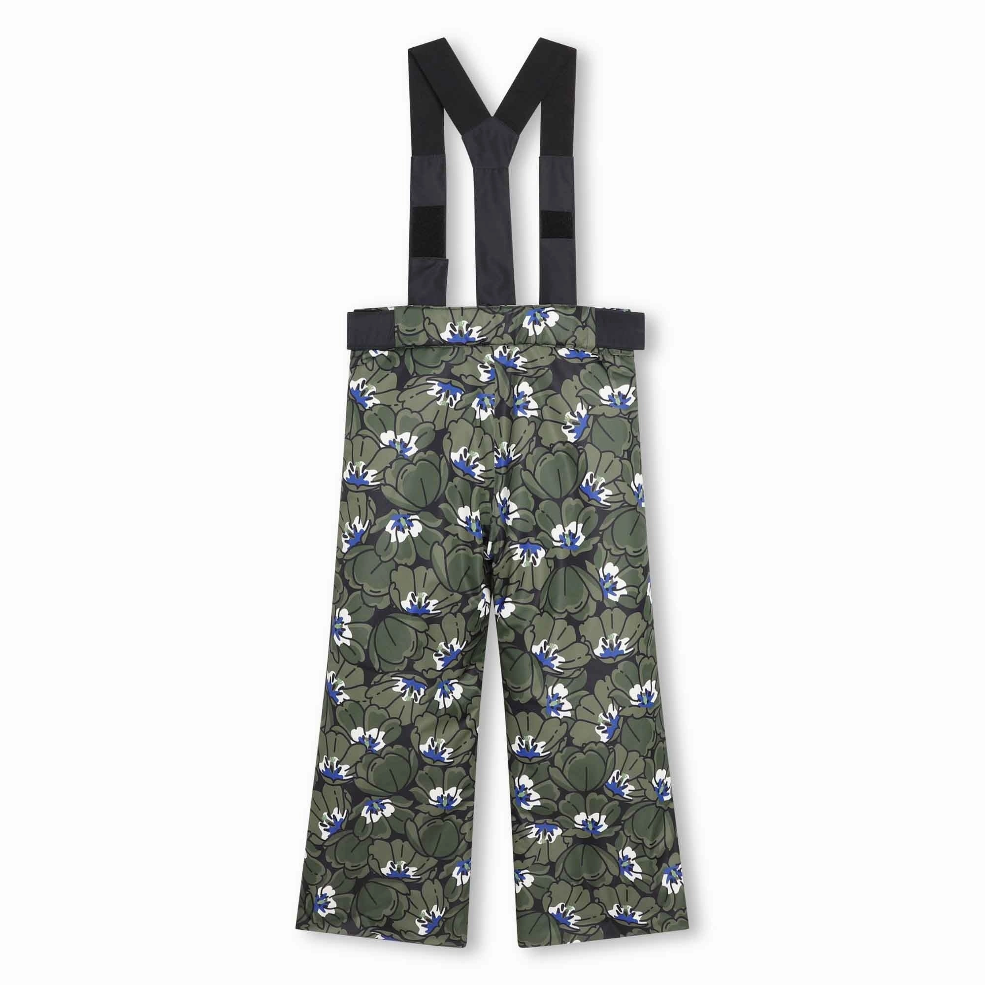 Beaded High contrast kids' outfits Kenzo Kids Floral Ski Pants