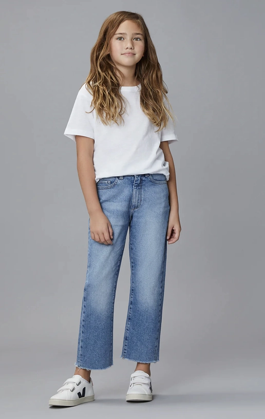 Pajamas for children Rayon made kids' clothes Emie Straight High Rise | Glacier