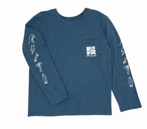 Soft - Touch High Tide L/S Tee - Navy