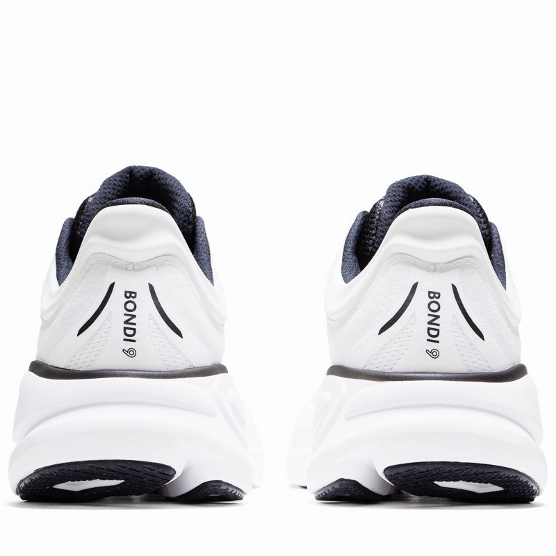 Timeless Support Hoka Bondi 9 - White/Black