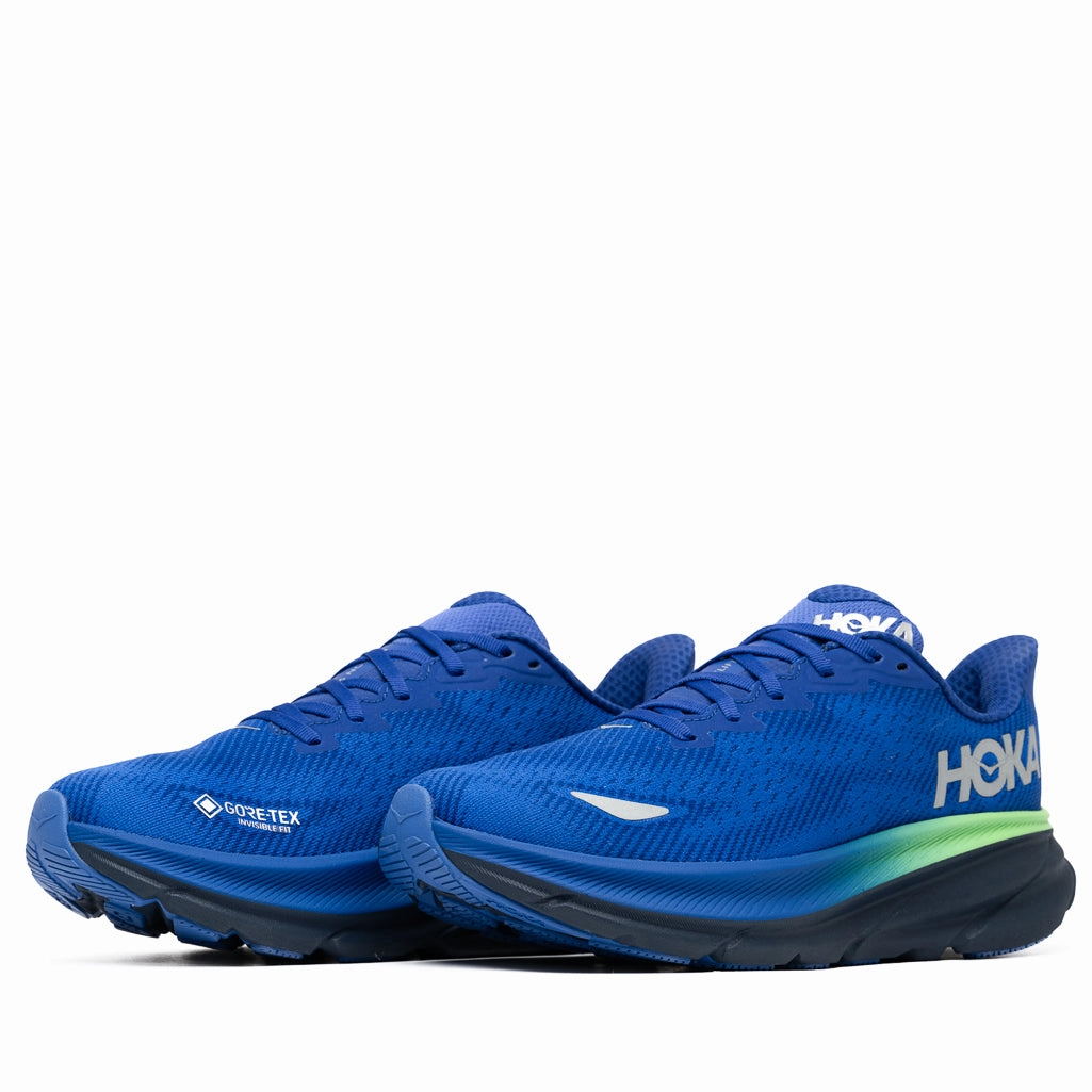 Hoka Clifton 9 Gore-Tex - Dazzling Blue/Evening Sky Light Move