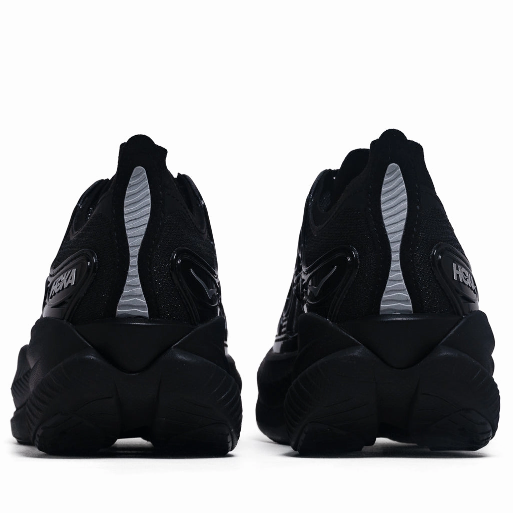 Hoka Mach X Caged - Black/Midnight Blue Cozy Lane Walk Guard