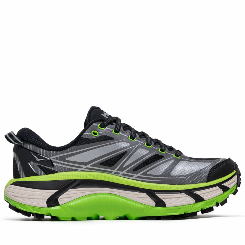 Hoka U Mafate Speed 2 - Black/Electric Green Fast Guard