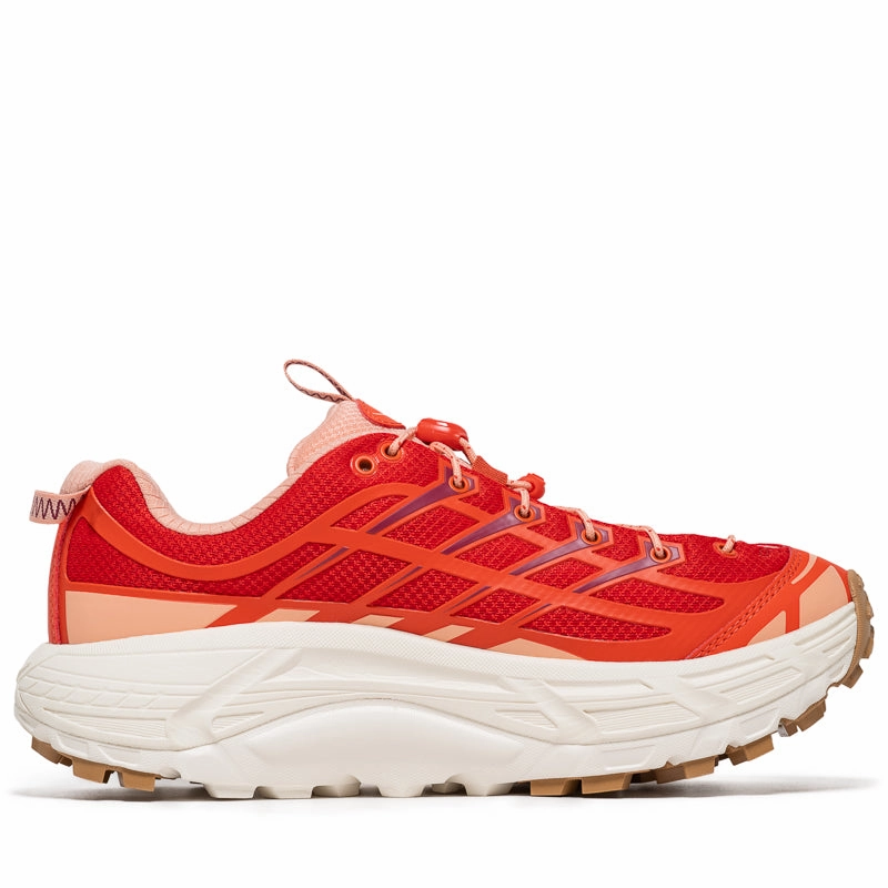 Hoka U Mafate Three2 - Tomato/Vermillion Trendy Walking Shoes Comfortable All-day Shoes