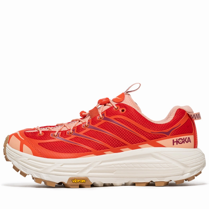 Hoka U Mafate Three2 - Tomato/Vermillion Timeless Cushioning