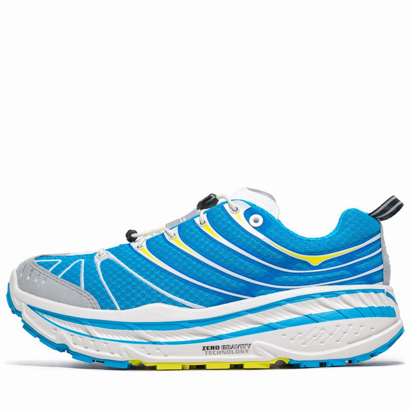Hoka U Stinson Evo OG - Skyward Blue/Hoka Citrus leatherette