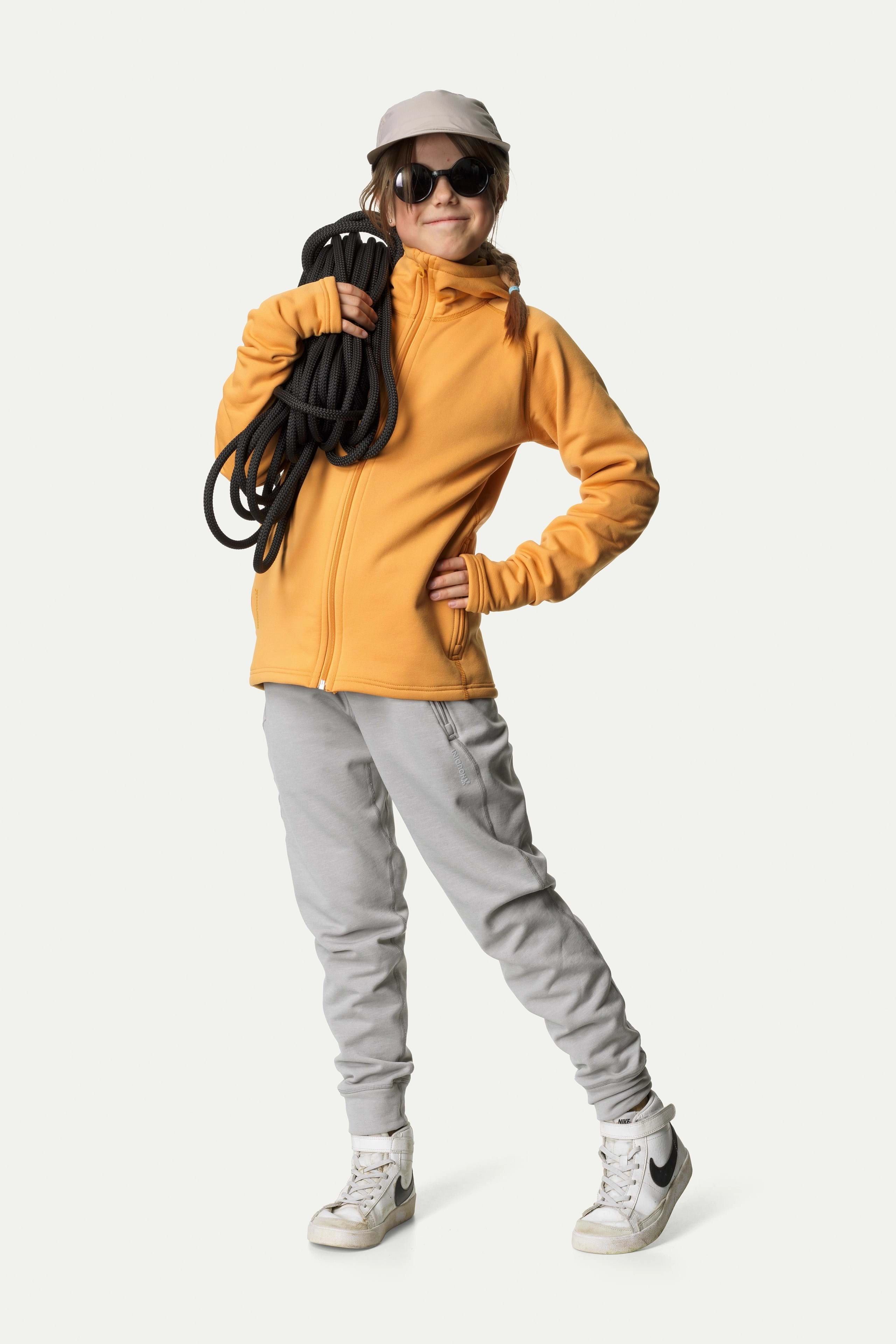 Houdini Kids Jr's Outright Pants - Cloudy Gray High contrast kids' outfits