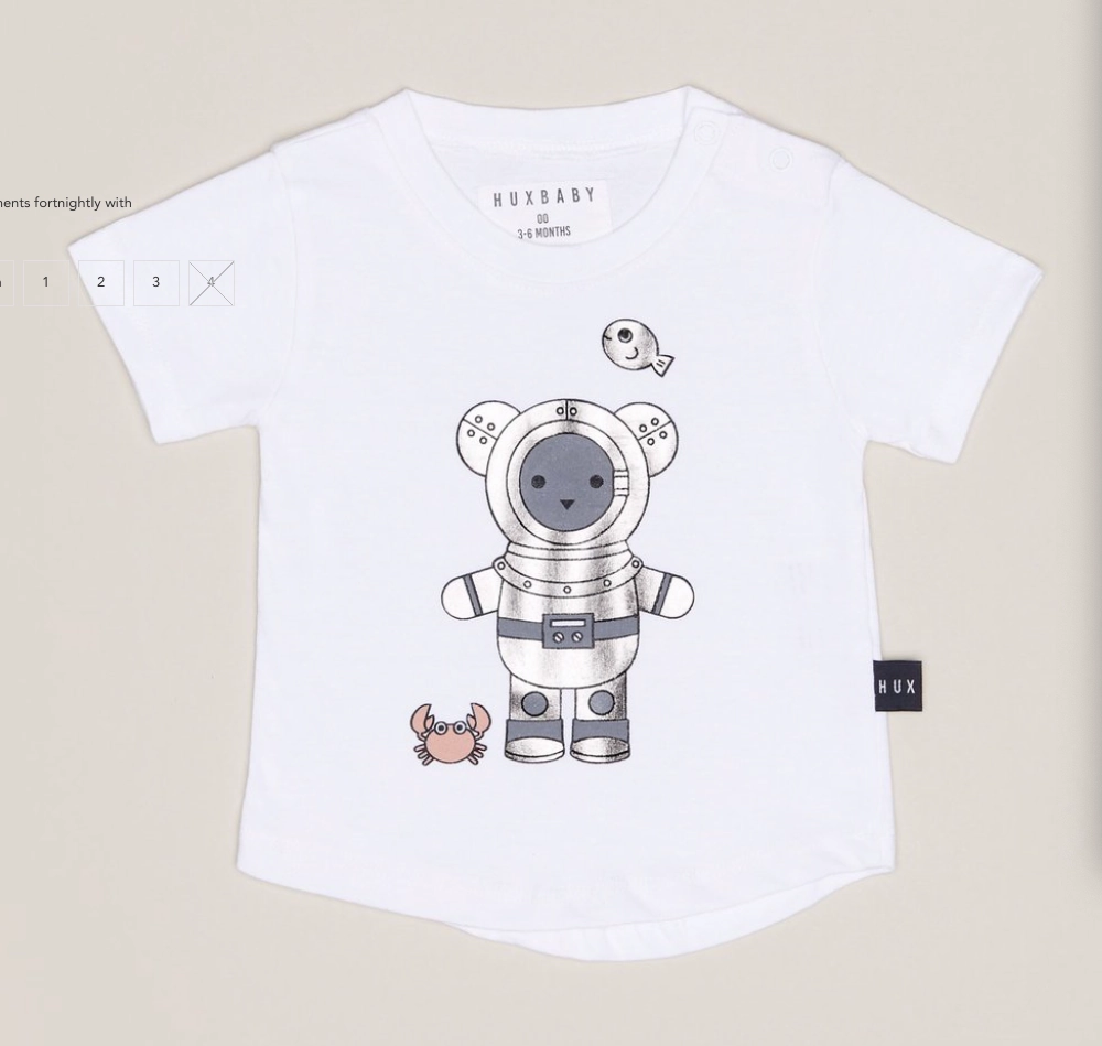 Huxbaby HB1058 Deep SEA DIVER T-shirt Childish Peaceful