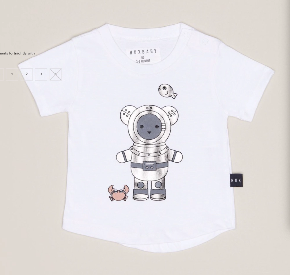 Huxbaby HB1058 Deep SEA DIVER T-shirt Little ones' wear Girls' fashion pieces