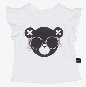 Family gathering clothes for kids Huxbaby HB1064 STAR HUX FRILL Top