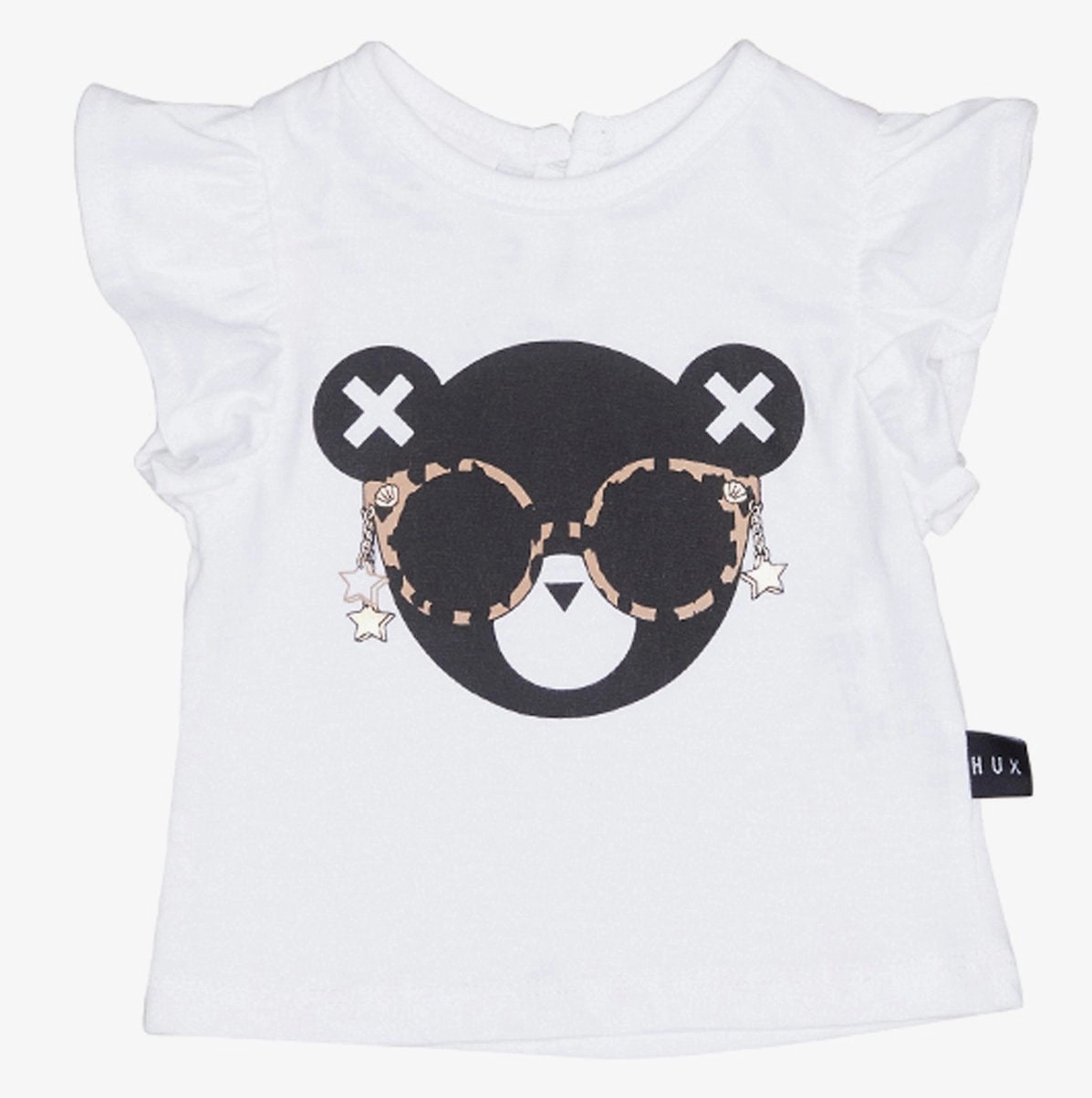 Huxbaby HB1064 STAR HUX FRILL Top Juvenile clothing Animal print clothes for children