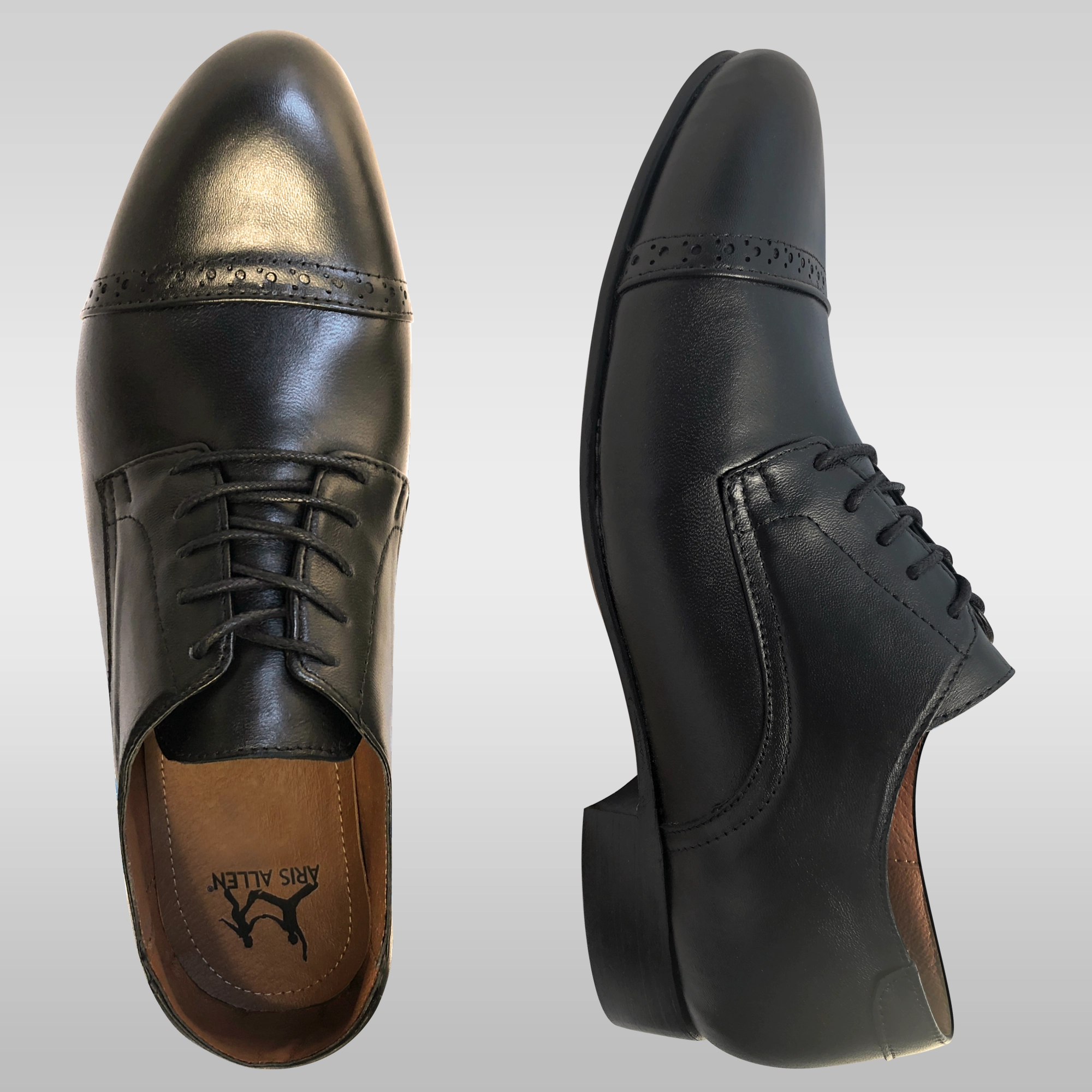 Aris Allen 1932 White Captoe Swing Dance Shoes Ankle Support Structure Urban Activity