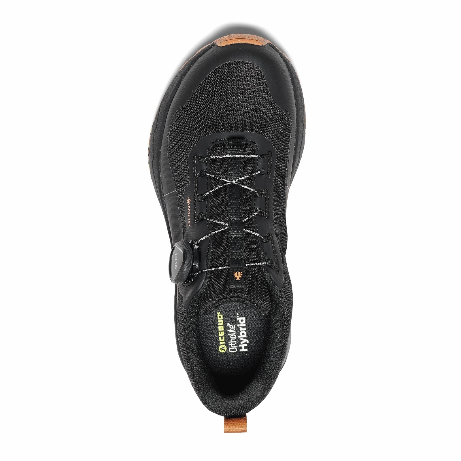 Icebug Haze RB9X GTX Hiking Shoe (Women) - Black/Maple Ground Free