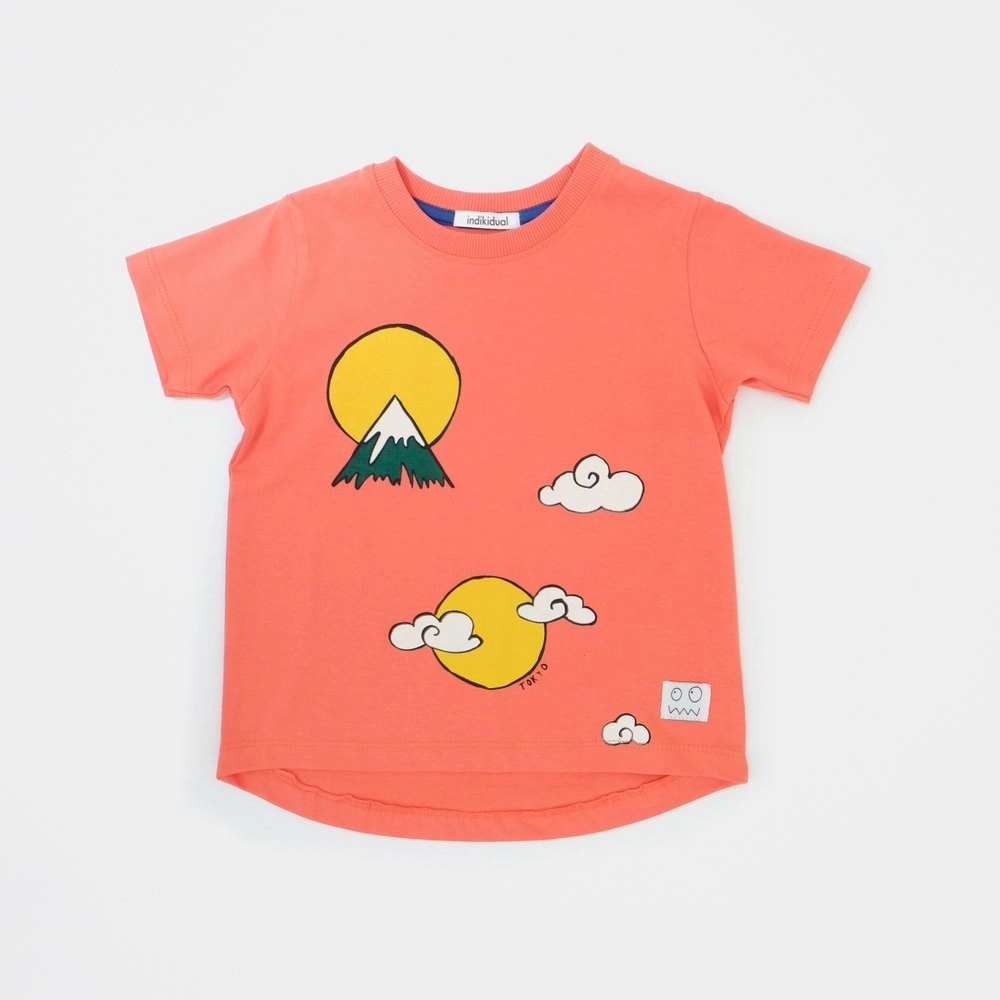 indikidual Kids Cloud Sun / Mountain Print T-Shirt Ballerina outfits for children Peaceful