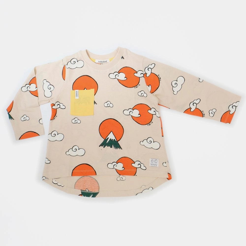 New youth clothing indikidual Kids WATER Sun / Mountain Long Sleeve Top