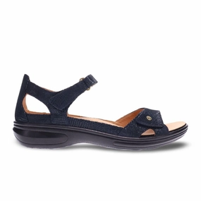 Travel Essential Revere Portofino Backstrap Sandal (Women) - Navy Lizard
