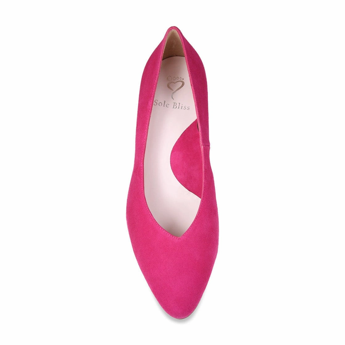 Ingrid: Fuchsia Suede Premium Pumps Relaxed Mood