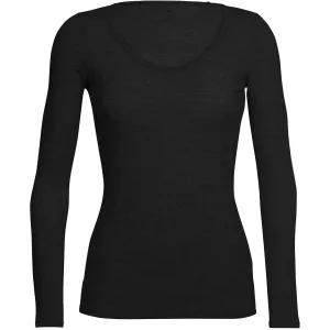 Women's Merino Siren Long Sleeve Sweetheart Top Button Down Collar