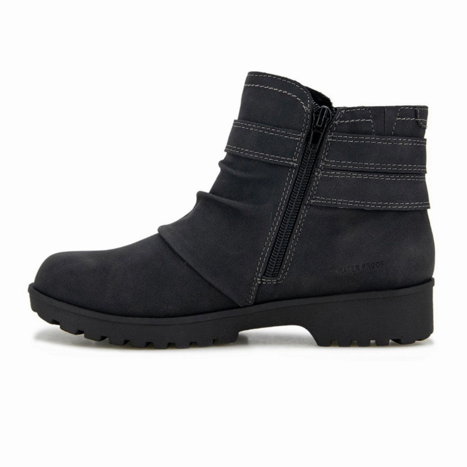 JBU Betsy Water Resistant Ankle Boot (Women) - Black Slow Power British Edge