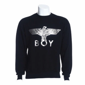 Modern BOY LONDON Silver Eagle Boy Logo Sweatshirts