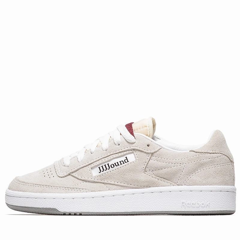 JJJJound x Reebok Club C 85 - White/Chalk Step Easy Braided Detail