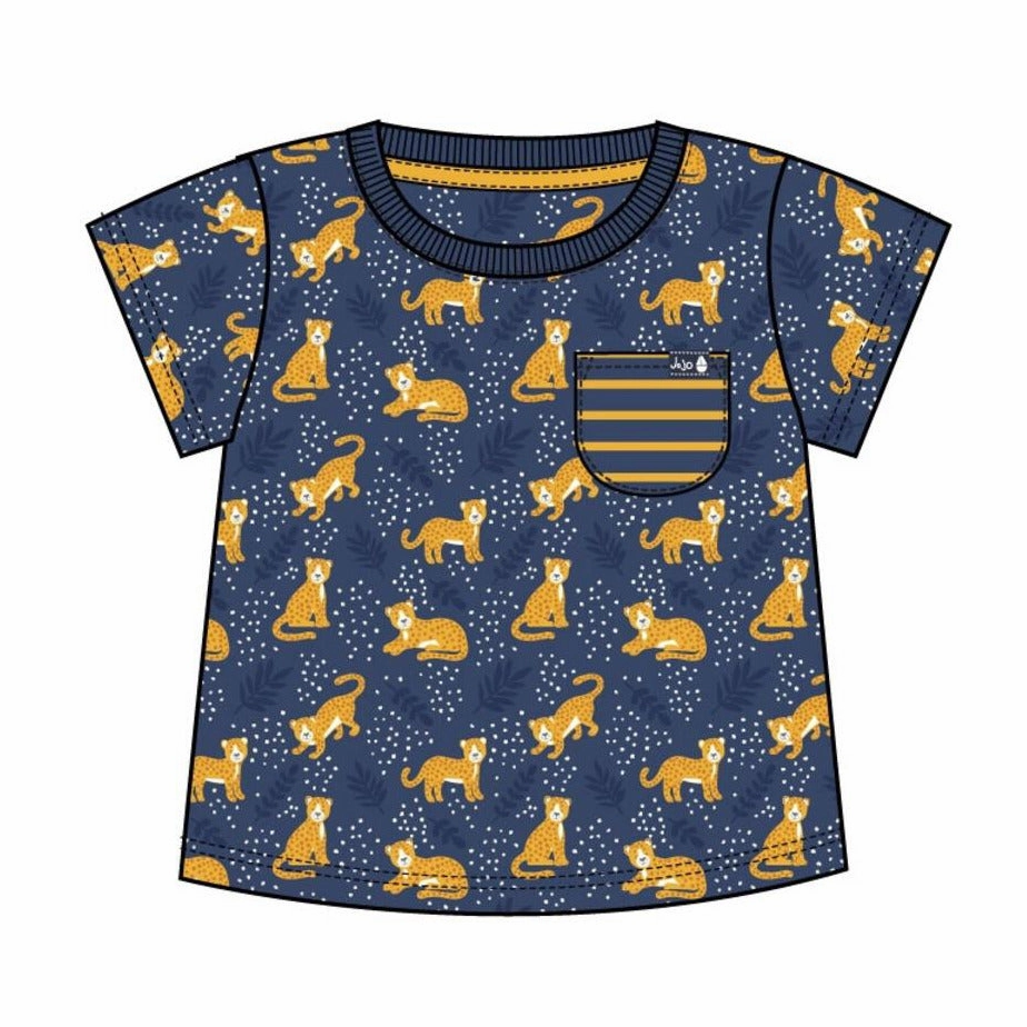 Sweet Cycling wear for kids Jojo Maman Bebe Kids Boy's Cheetah Print T-Shirt