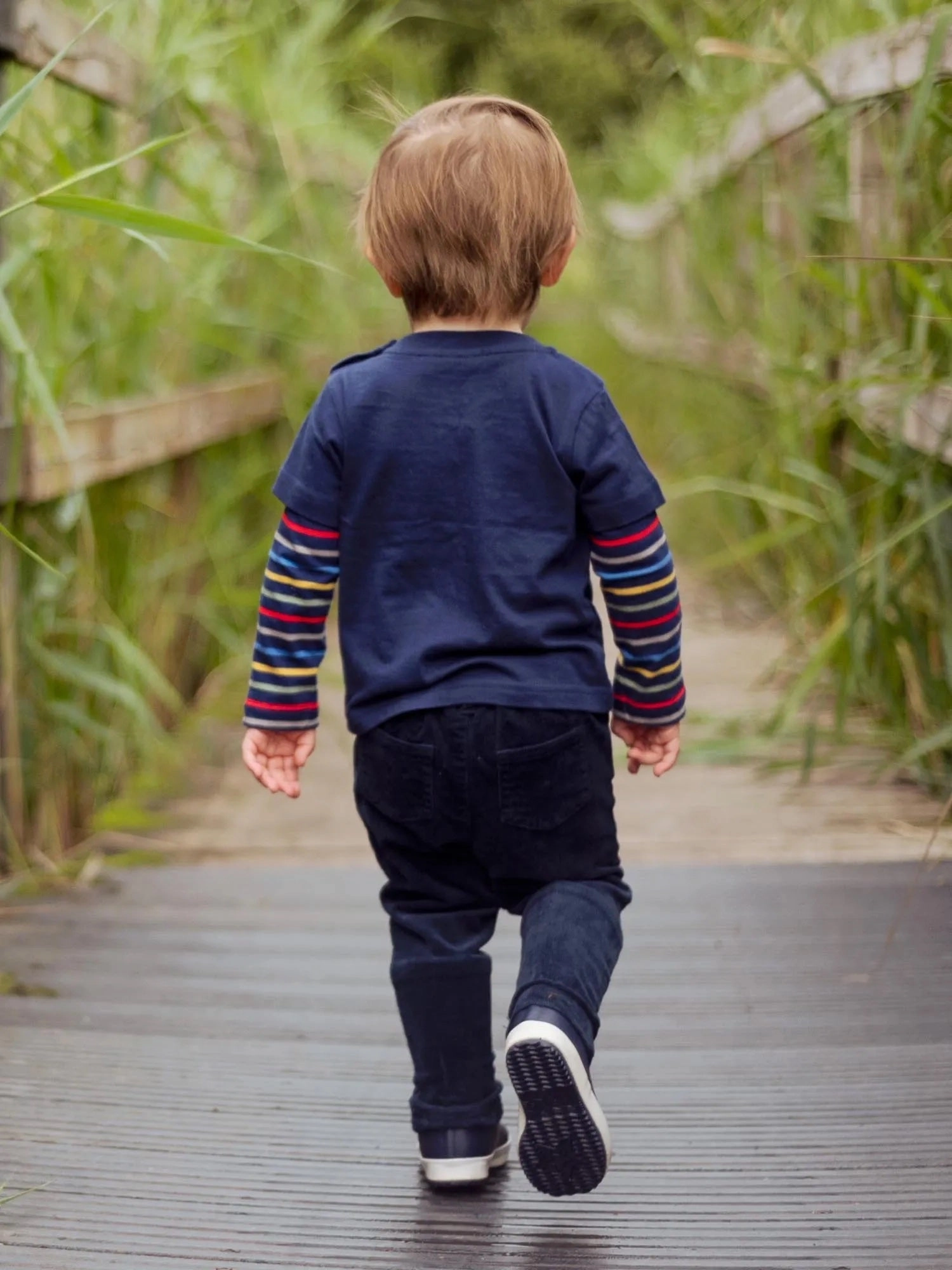 Jojo Maman Bebe Kids Navy Growing Vegetables Top Non - toxic