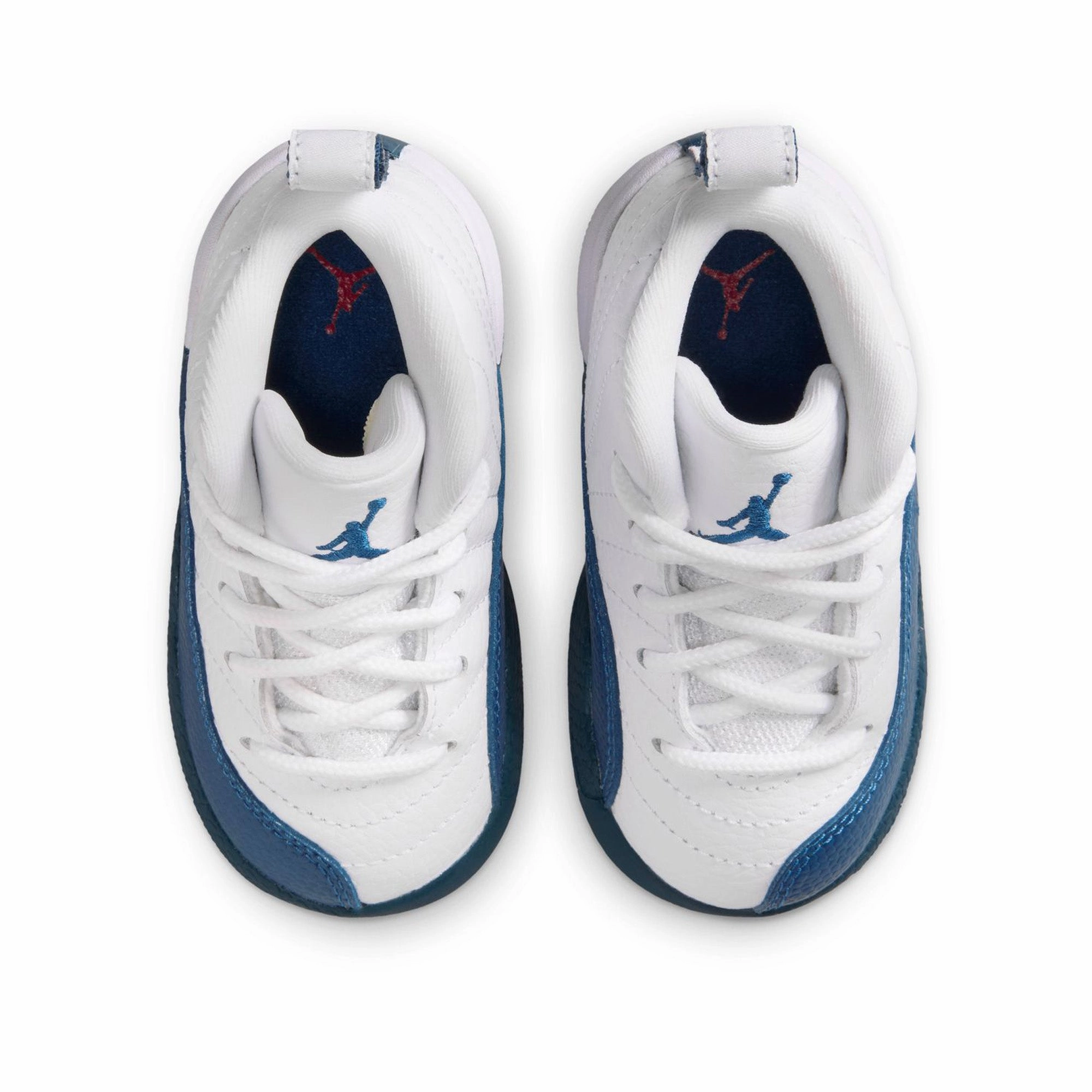 Jordan 12 Retro (TD) - White/French Blue Cloud Flow Step Softly