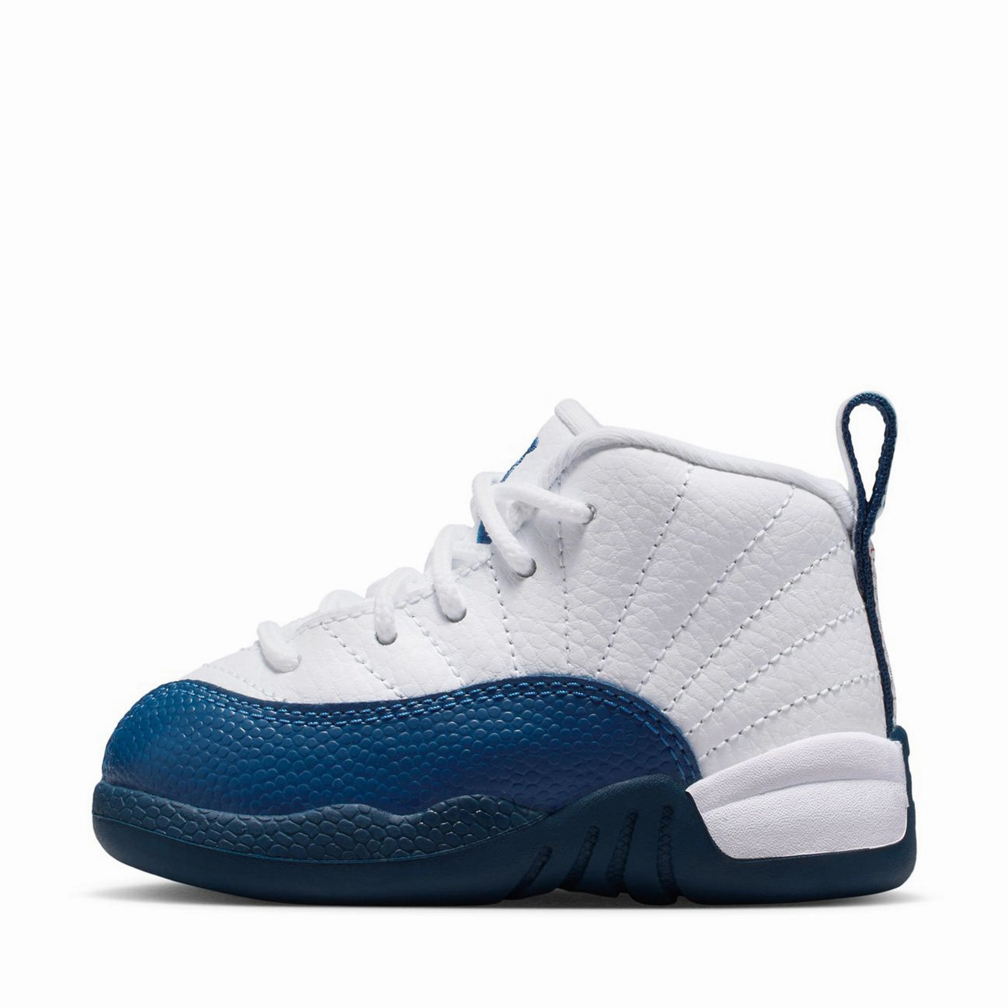 Jordan 12 Retro (TD) - White/French Blue Low Cut Season Free