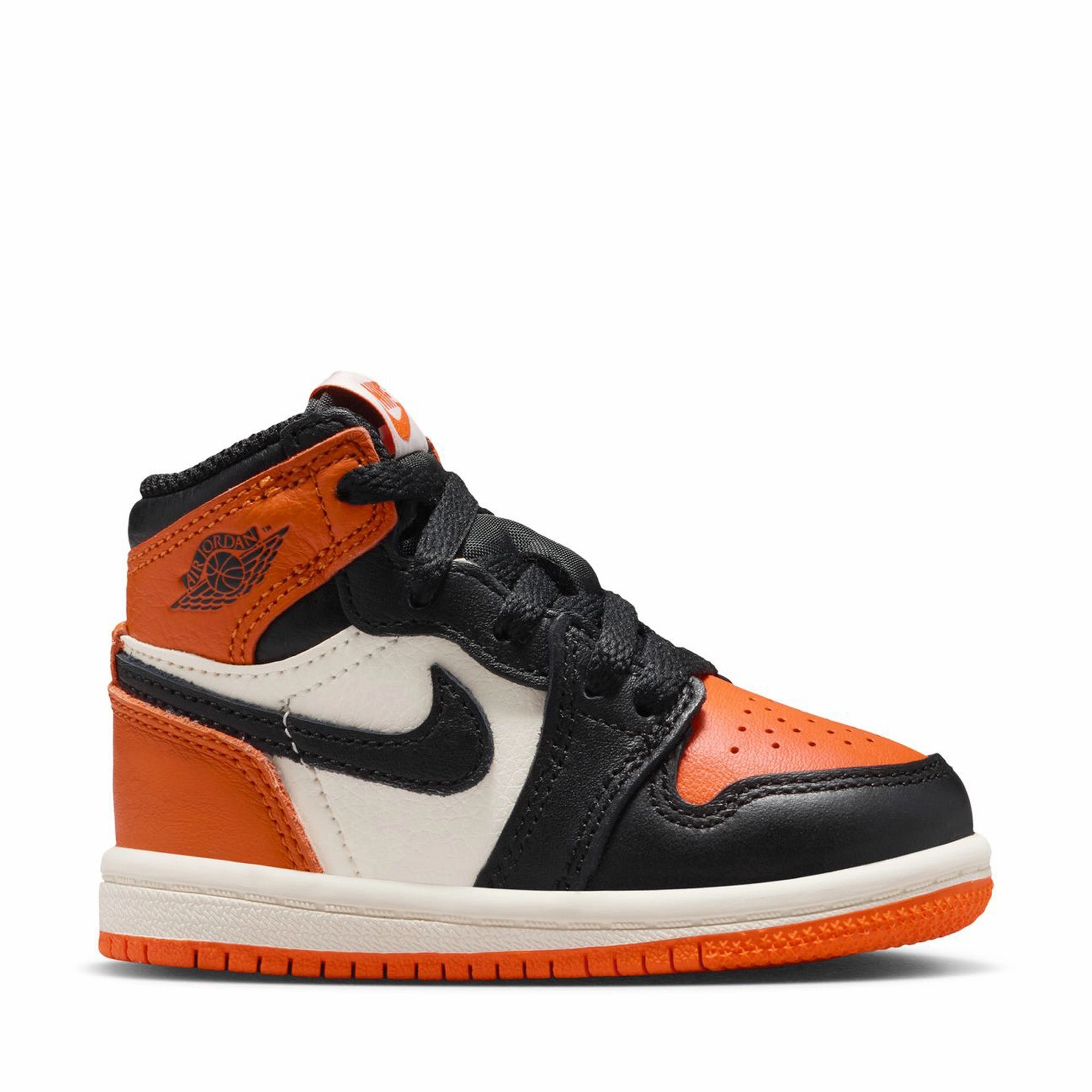 Toe room Jordan 1 Retro High OG 'Shattered Backboard' (TD) - Black/Starfish