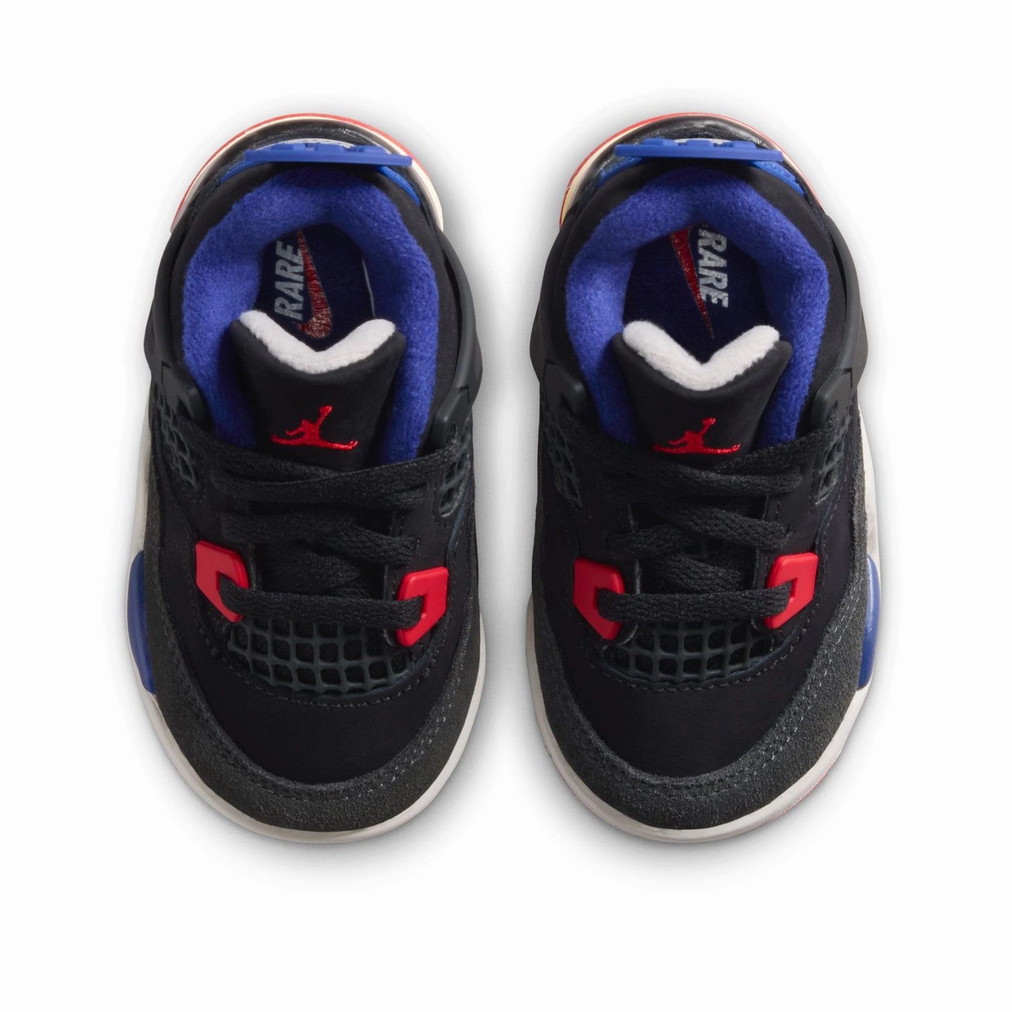 Jordan 4 Retro OG 'Rare Air' (TD) - Black/Fire Red Classic Walk