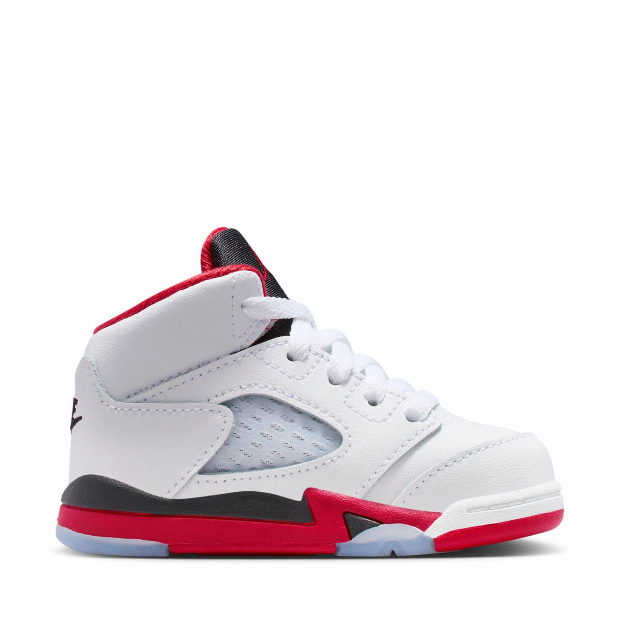 Jordan 5 Retro 'Fire Red' (TD) - White/Fire Red Free Path