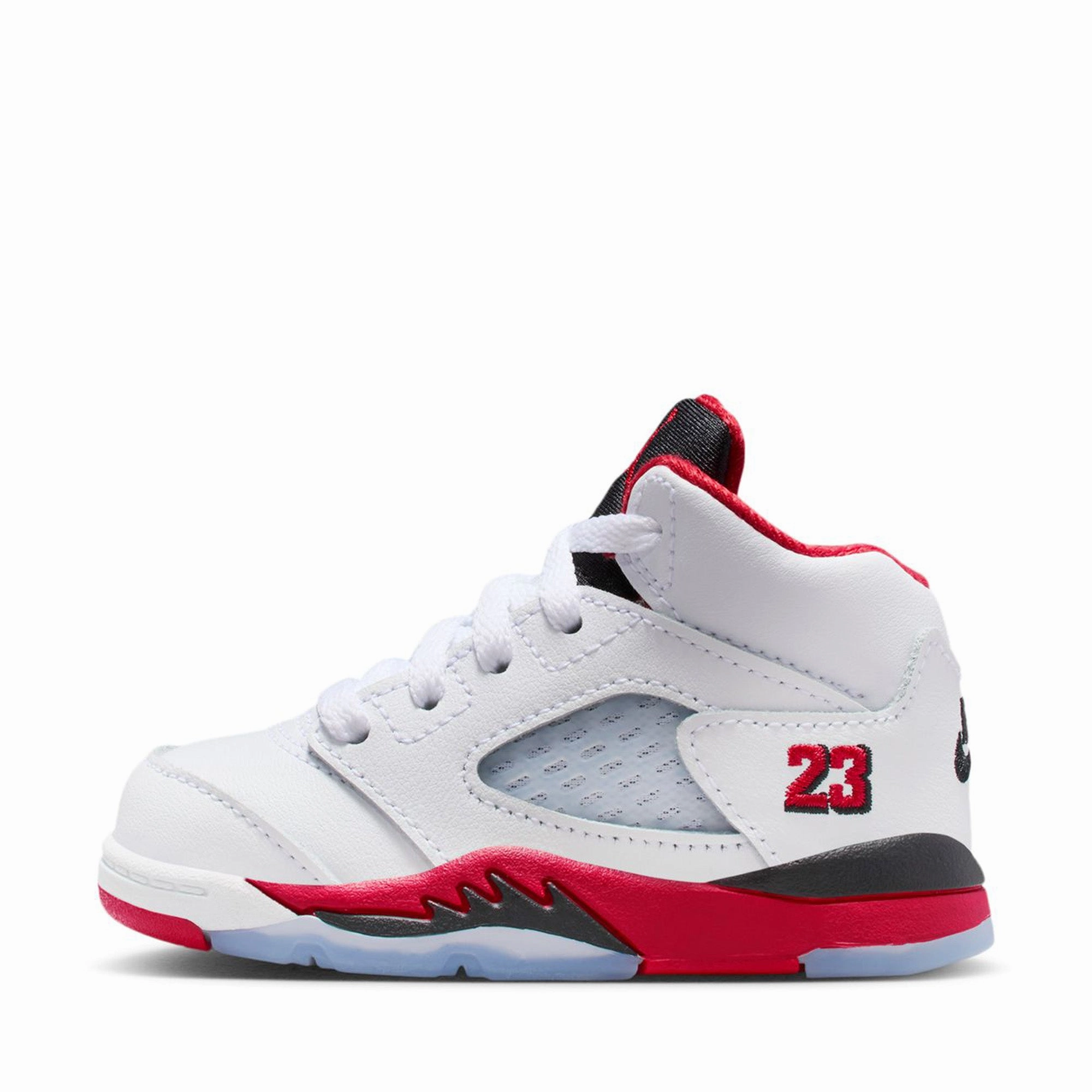 Vacation Style Jordan 5 Retro 'Fire Red' (TD) - White/Fire Red