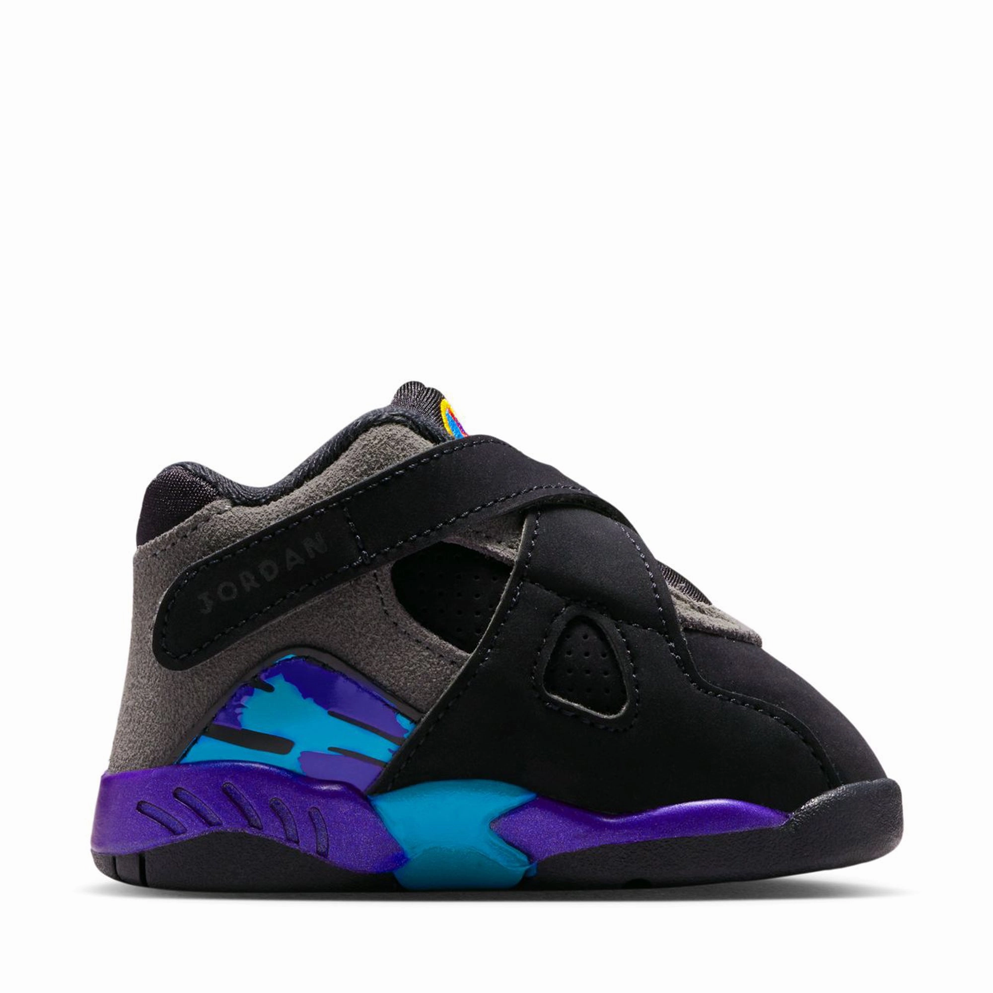 Jordan 8 Retro 'Aqua' (TD) - Black/Multi Doctor Approved Art Lane
