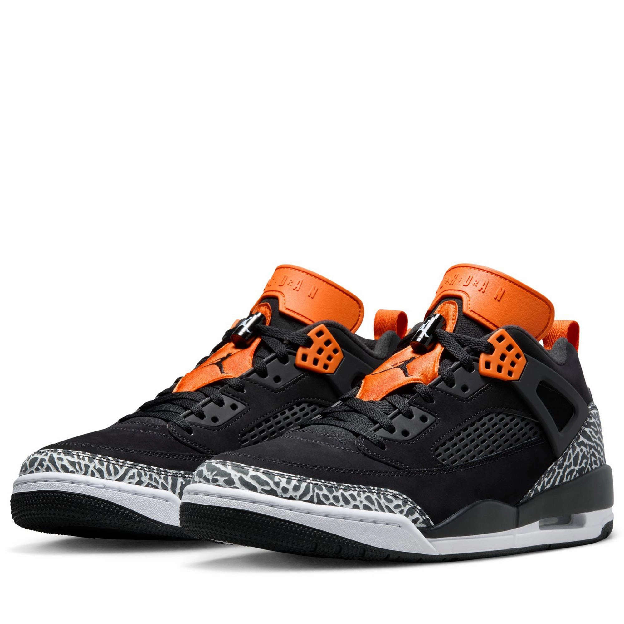 Flat Sole Jordan Spizike Low - Black/Starfish